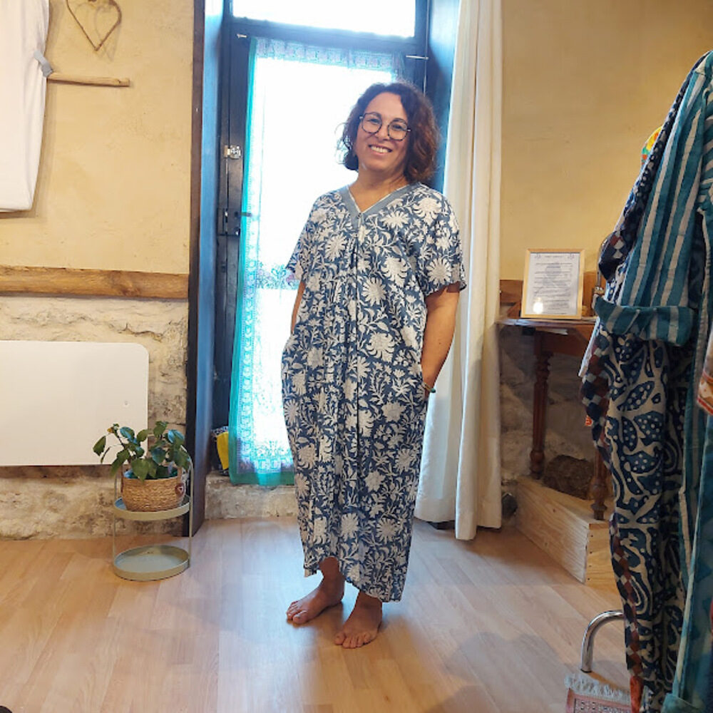 Robe asymétrique longue Altea