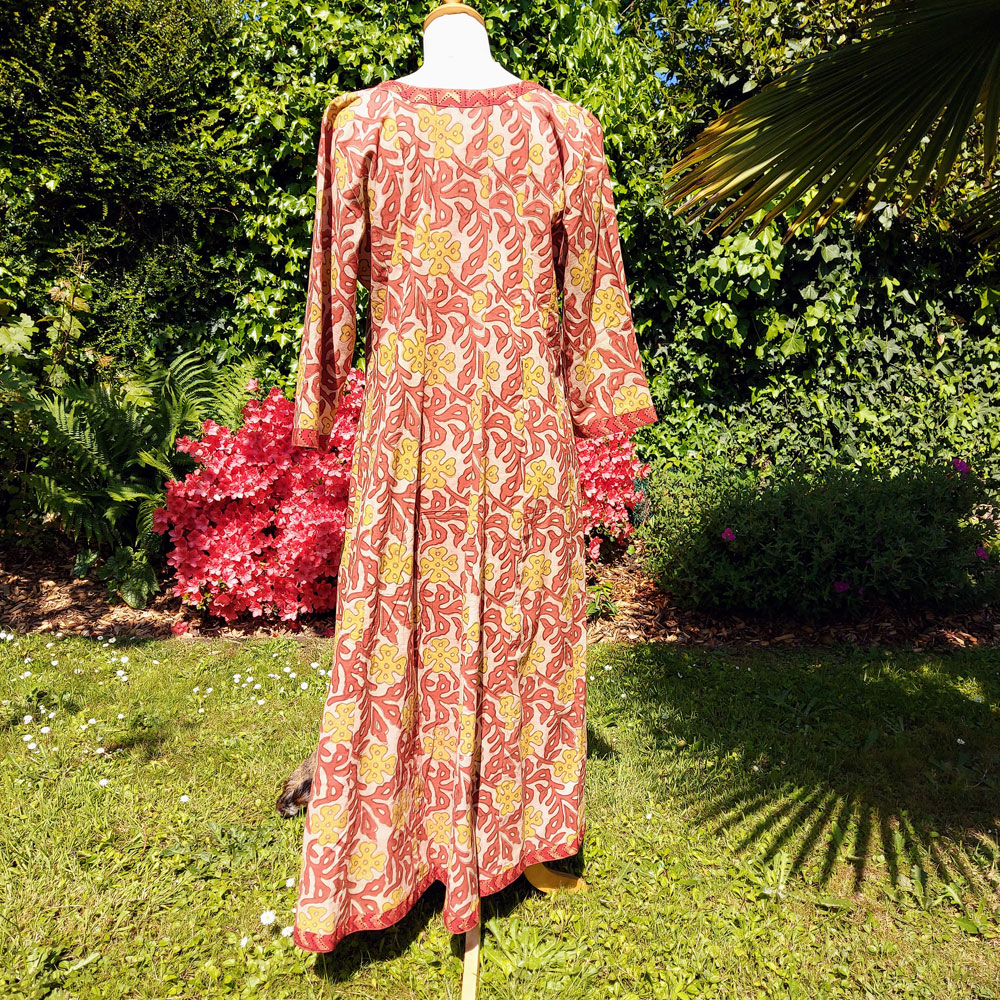 Robe longue Naina style indien en coton