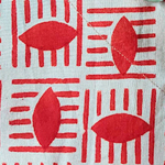Motif oeil rouge
