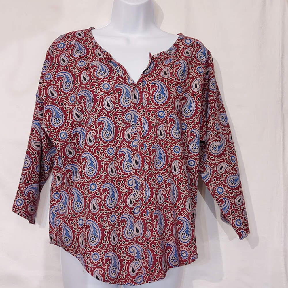 Blouse Ibiza deux plis