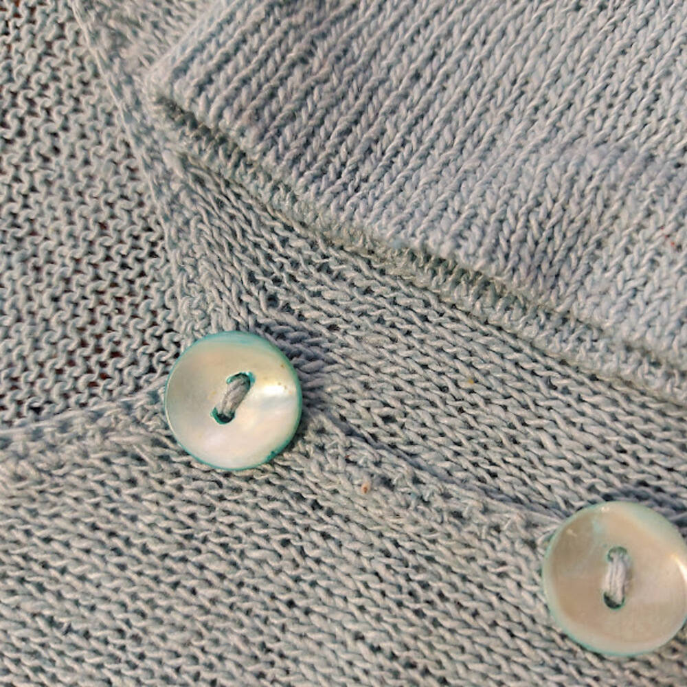 Cardigan soie et boutons nacrés "Aussie"