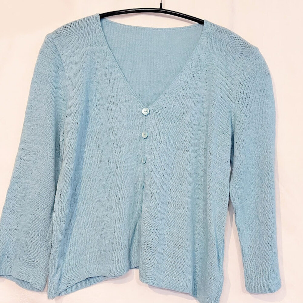 Cardigan soie et boutons nacrés "Aussie"