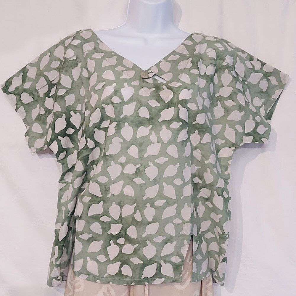 Top Lochan bouton nacre